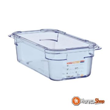 Abs blue gn1   3 food box 100mm
