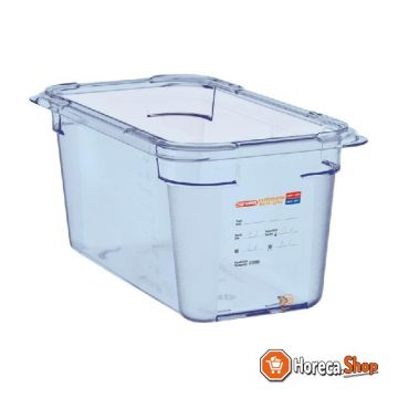 Abs blue gn1   3 food box 150mm