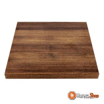 Vierkant tafelblad rustic oak 70cm