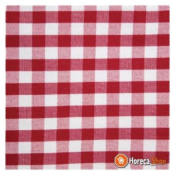 Mitre comfort gingham tafelkleed rood-wit 89 x 89cm