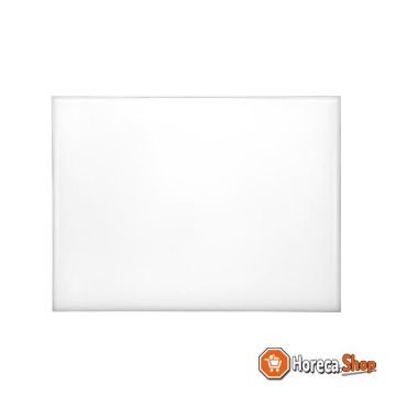 Hdpe cutting board white 300x225x12mm