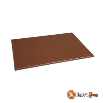 Hdpe cutting board brown 450x300x12mm