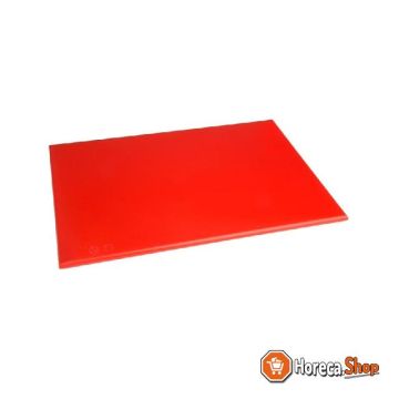 Hdpe cutting board red 450x300x12mm