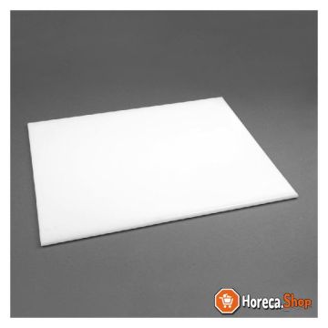 Hdpe cutting board white 600x450x12mm