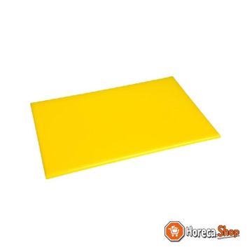 Hdpe cutting board yellow 450x300x12mm