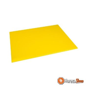 Hdpe cutting board yellow 600x450x12mm