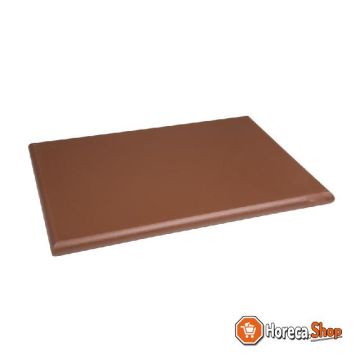 Hdpe cutting board brown 450x300x25mm