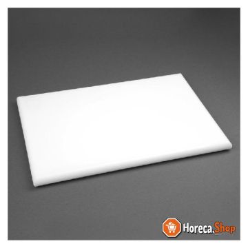 Color coded cutting board white 450x300x25mm