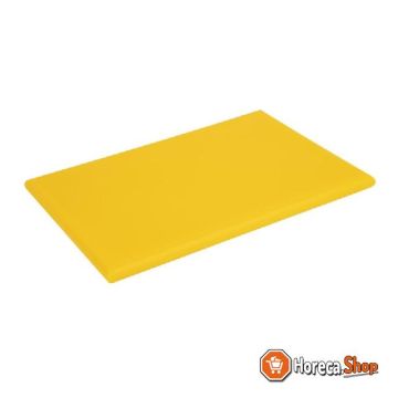 Hdpe cutting board yellow 25mm