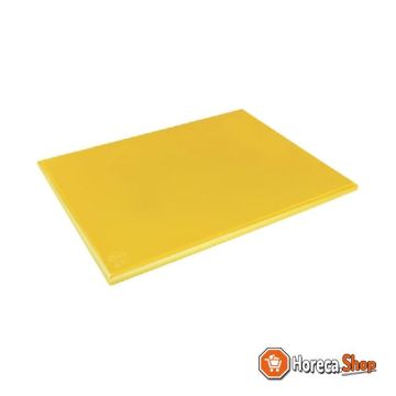 Hdpe cutting board yellow 600x450x25mm