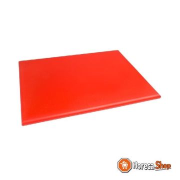 Hdpe cutting board red 600x450x25mm