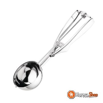 Stainless steel portioning spoon size 8