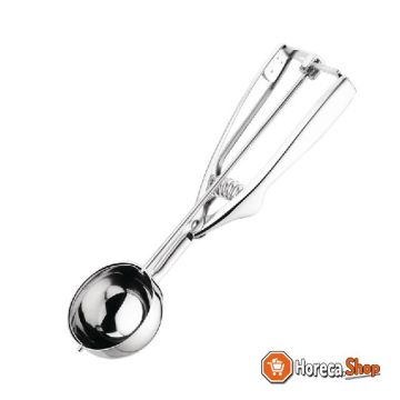 Stainless steel portioning spoon size 16
