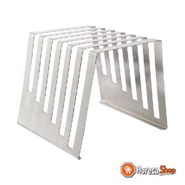 Stainless steel cutting board rack 6x 15mm