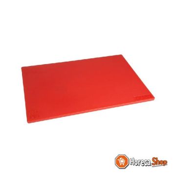 Ldpe cutting board red 450x300x12mm