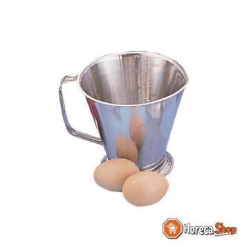 Stainless steel measuring cup 0.5l