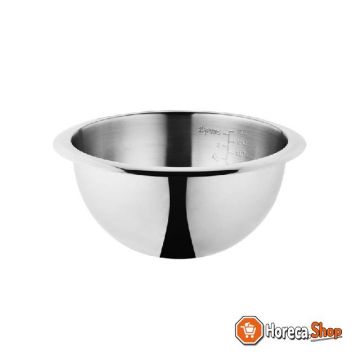 Stainless steel mixing bowl with 1.75ltr