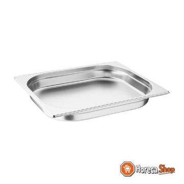 Stainless steel gn1   2 container 40mm
