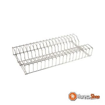 Stainless steel plates drainer 61cm