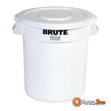Brute round container white 37.9ltr