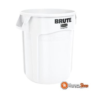 Brute round container white 75.7ltr
