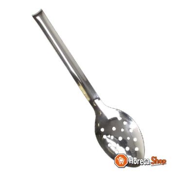 Perforated stainless steel serving spoon 30.5 cm