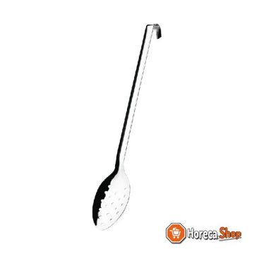 Perforated stainless steel serving spoon 40.5 cm