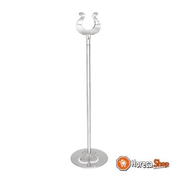 Stainless steel table number holder 30.5 cm