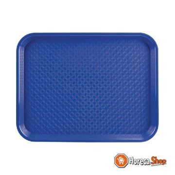 Tablett polyprop 35 x 45 cm blau