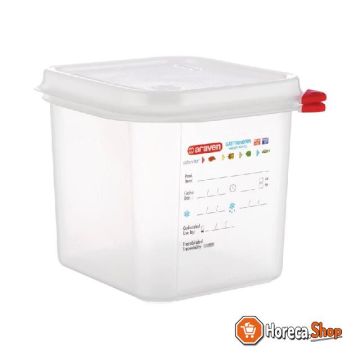 Gn1   6 food container with lid 2.6ltr