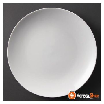 Whiteware coupe plates 31 cm