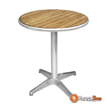 Table ronde  avec plateau en bois de frêne 60cm