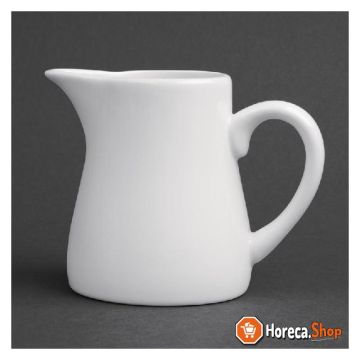 Whiteware milk jugs with handle 17cl