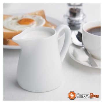 Whiteware milk jugs with handle 21.2cl