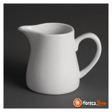 Whiteware milk jugs with handle 30.5cl