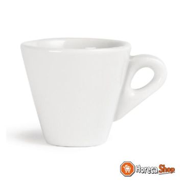 Whiteware conical espresso cups 6cl