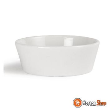 Whiteware amuse dishes 7.5cm