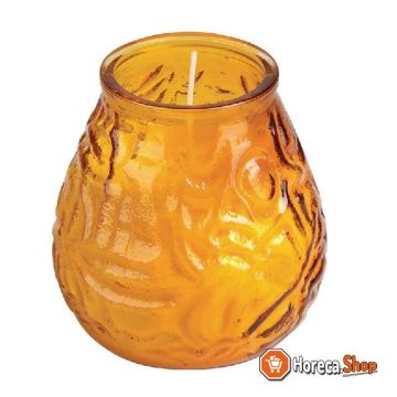 Lowboy candles amber