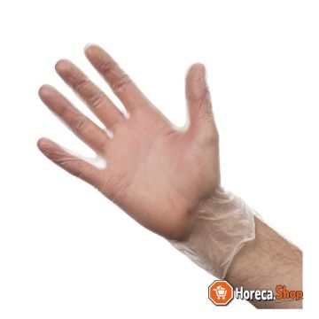 Hygiplas vinyl handschoenen transparant poedervrij l