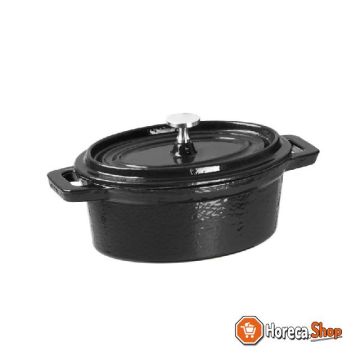 Cast iron mini casserole oval