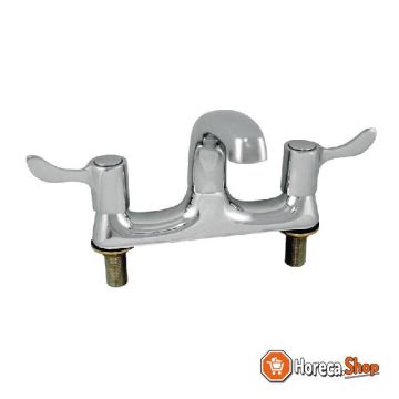 Mixer tap with 2 levers