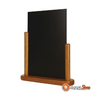 Tableau noir  en teck 32 x 27 cm