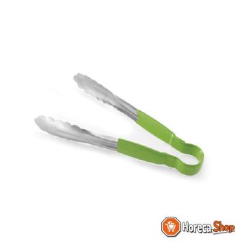 Serving tongs 250 mm red pvc handle