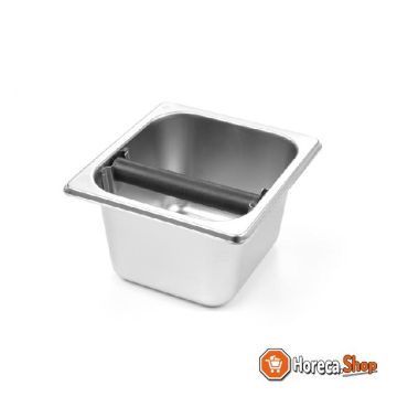 Knock-off tray gn 1   6x100 mm stainless steel