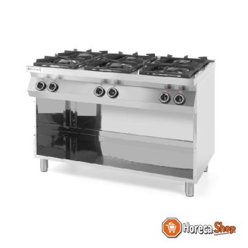 Gas stove 6 burners with conversion