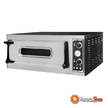 Pizza oven basic 4, , enkele ovenkamer, 400v 4700w, 975x814x(h)413mm