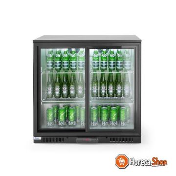 Backbar koelkast met schuifdeuren 197l, , 220-240v 160w, 900x500x(h)900mm