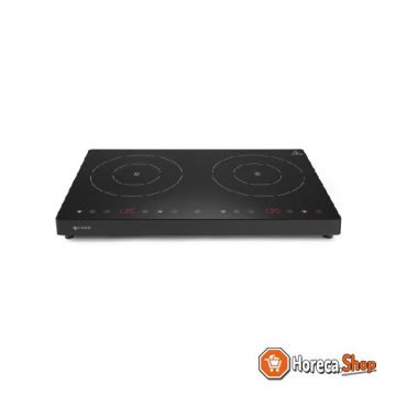 Double induction cooker 2000w 1500w black line