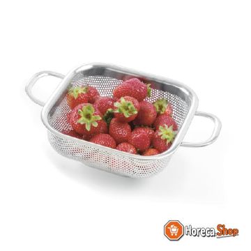 Colander square stainless steel 218x218x (h) 70 mm