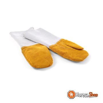 Oven glove leather 460 mm